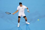 Emilio Nava at the Cincinnati Open 2025 - Source: Getty